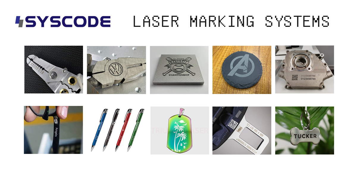 Máquina de marcado por láser de fibra de grado industrial 100000 horas Sistema de marcado por láser industrial