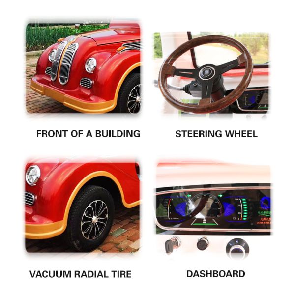 Standing Postion of Tail Caddie Equipped GCC Off Road Golf Cart Eec Gtv DOT Golfcart