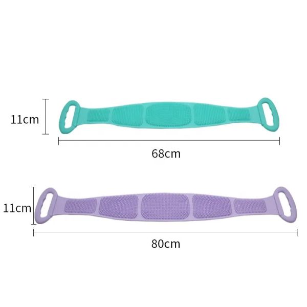 Скруббер портативного гибкого ливня силикона задний, анти- щетка тела ванны силикона выскальзывания