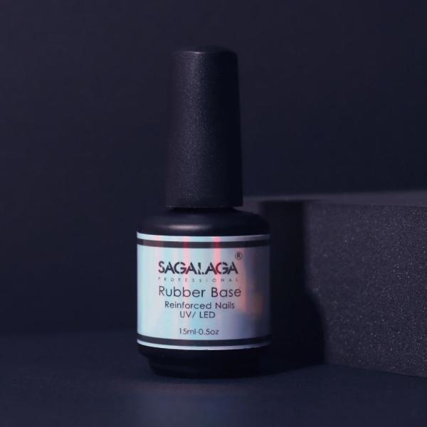 Customs Logo Rubber Base Coat Non-Toxic Clear Base Coat Rubber Gel Polish for Professional Salon and Long Lasting Results