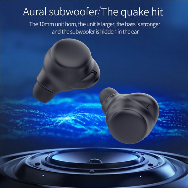 Ухо наушников спорта Tws наушника радиотелеграфа Bluetooth 5,0 гестии хэндс-фри знонит по телефону случаю наушников Earbud шлемофона Earbuds для телефона