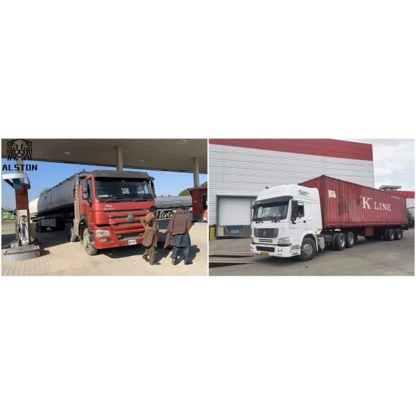 Red Euro 2 Used Howo Trucks , HW76 Cab Second Hand Dumper Truck