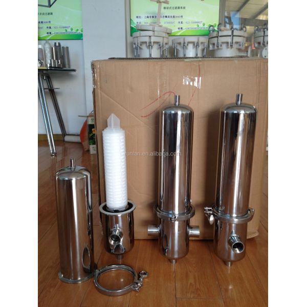 Stainless Steel RUNLAN 0.3u Carbon Dioxide Filter for Industrial Filtration Equipment