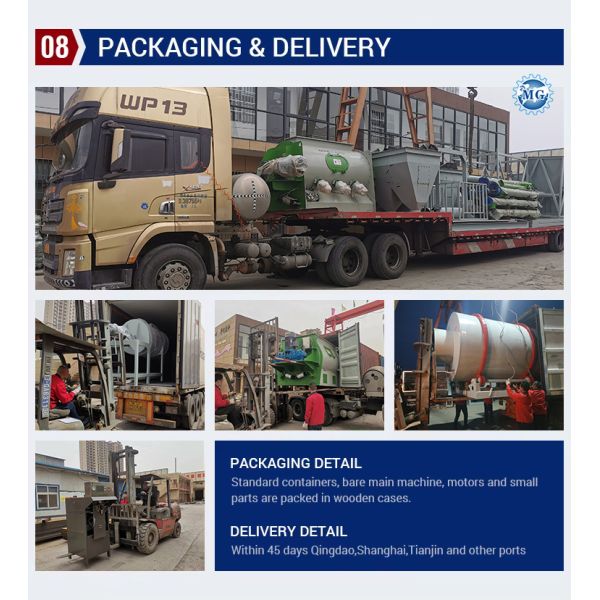 High Efficiency PLC Control Dry Mix Powder Mortar Mixing Plant Wall Putty Sand Cement Gypsum Mixer Ceramic Tile Adhesive Glue Making Machine