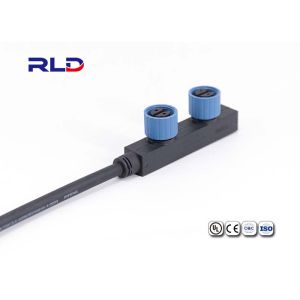 Tipo conector del conector F de IP68 2 Pin Male Female Waterproof Plug