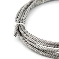 重荷 7*19 高断裂強度で目に見えないグリルワイヤロープ 工業用SSワイヤロープ
