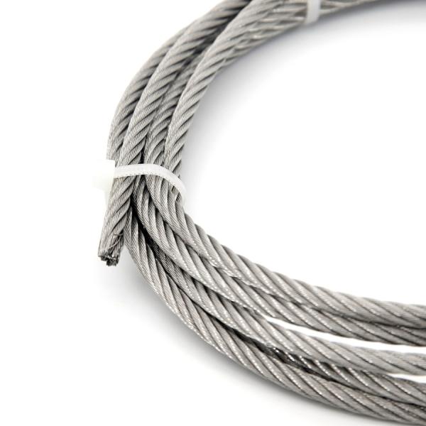 0.8 Mm Easy Operation 7x7 Stainless Steel Wire Rope Durable  300 Series Grade