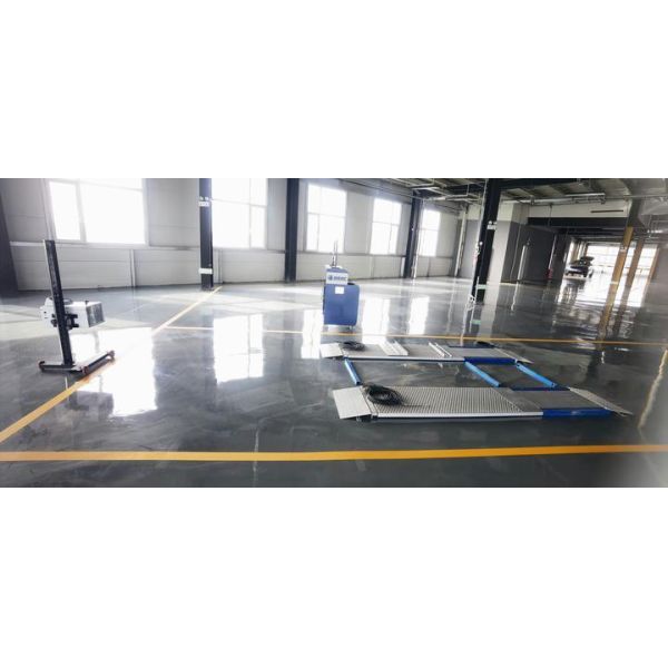 AA4C Ultra-Flat 2 Plates Brake Tester Side Slip Suspension Axle Load Tester Vehicle Inspection Equipment