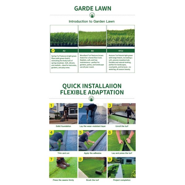 Детский синтетический ковер из искусственной травы из полиэтилена для ландшафтного дизайна