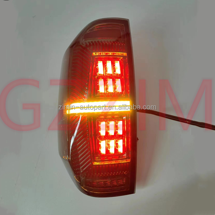 Lumière arrière LED ABS à fumée foncée pour Toyota Tundra 2014-2020