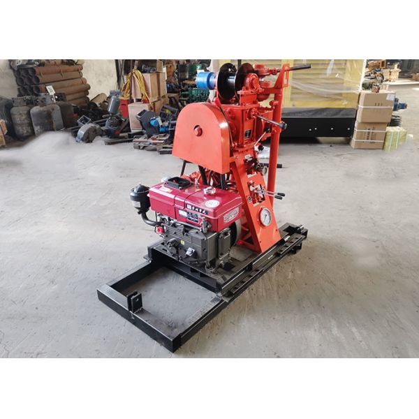 Peso portátil del diámetro 208kg de la plataforma de perforación del pozo de agua del estudio geológico 73mm-108m m