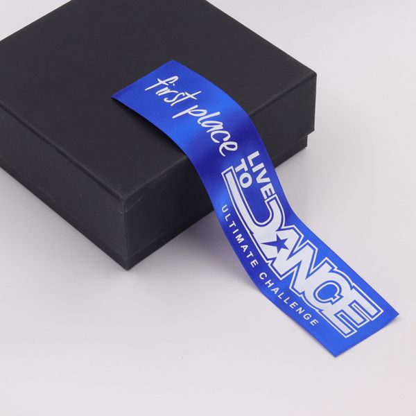 Голубая Зеленая Медаль Награды лента Полиэстер Сатин Заказные медали ленты