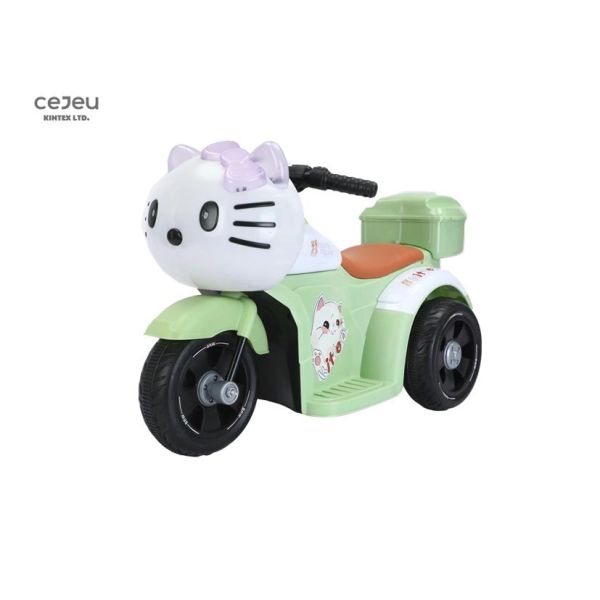 Children's Electric Motorcycle Tricycle Child Toy car Baby Battery car-Yellow/Green/Pink