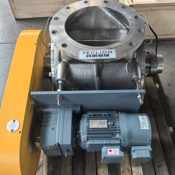 DN300 Caliber Pneumatic Conveying Powder Stainless Steel Rotary Feeder