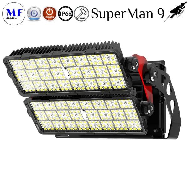 屋外LED投光灯 投光灯 高功率照明 IP67 1200W 防水 Ik10 155lm/W スポーツフィールド用