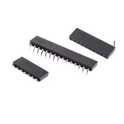 Single Row 2.0 Bent Female Header 90 Degree Horizontal 2mm Electronic Board to Board Mezzanine Connectors 1*2P3P4P5P6P8P10P Pins
