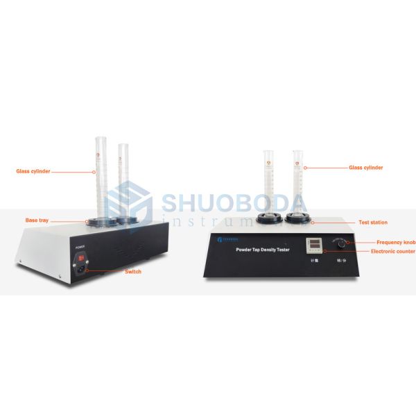 DT-12A Single Cylinder Powder Tap Density Tester with 3mm Amplitude Compliant with GB/T 5162-2021 Standard