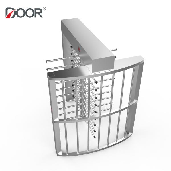 Pedestrian Control System Single Door Security Full Height Turnstile Gate