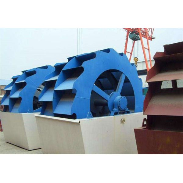 20-50 T/H Bucket Sand Washer  Customized Color Stable Operation 0-10mm Feeding Size