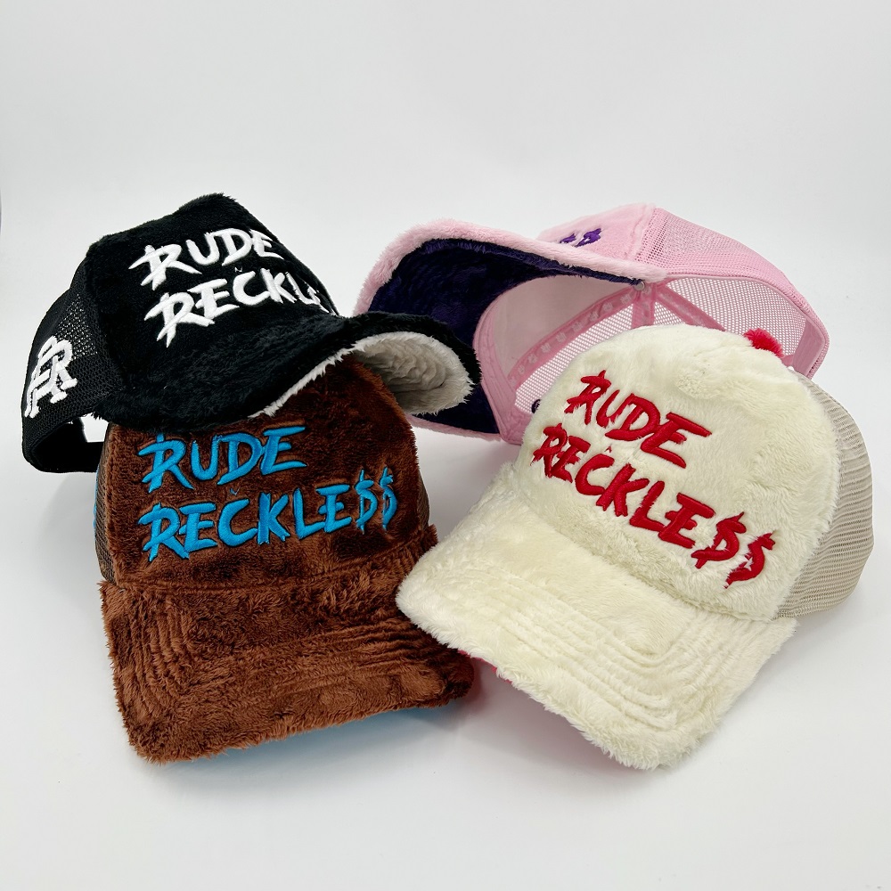 Custom Embroidery Trucker Hats With Screen Printing logo Plain Foam