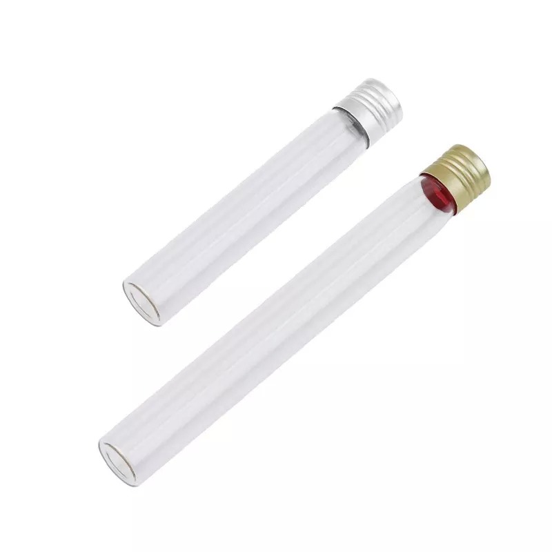 Custom Different Size Food Grade 12*75mm Plastic Test Tube With Screw Cap for Packaging