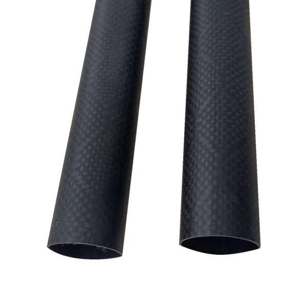 66% Content Carbon Fiber Tube with Knitted Weaving Hexagon Tubes Wide Application