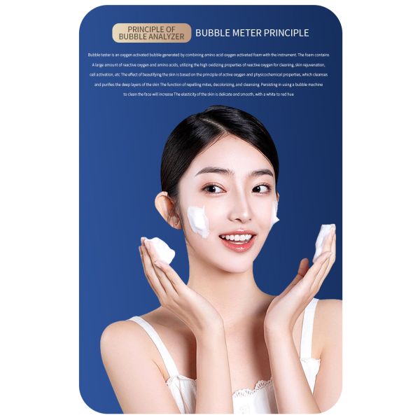 Portable 2 in 1 Deep Skin Cleansing Bubble Generator High Pressure Oxygen Sprayer Jet Peel Facial Machine
