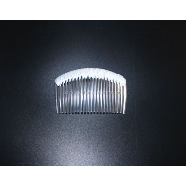 Décoration de mariage Peigne à ruban plastique Peigne à chapeau Sinamay de 4*8 cm Taille Expédition DHL