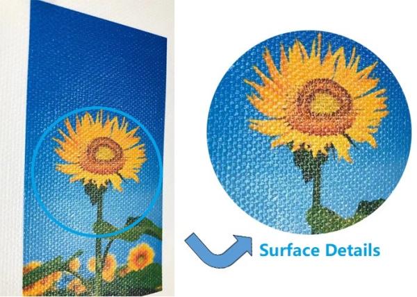 Glossy Inkjet Pure Cotton Canvas Large Format 400gsm For Pigment Dye Inks