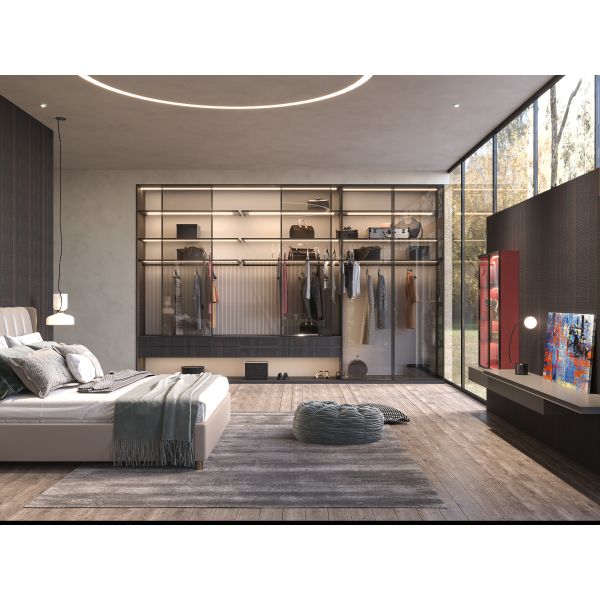 Minimally customized bedroom