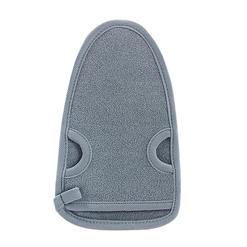 Lightweight 35G/PC Bamboo Exfoliating Mitt Fine Edge Binding