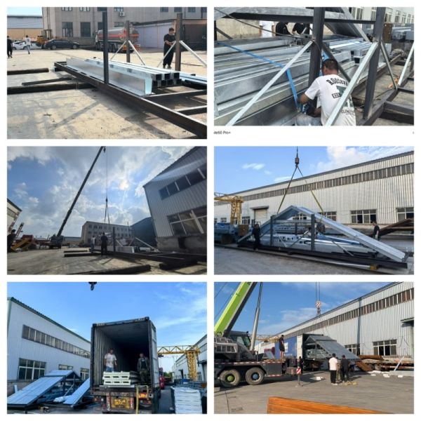 Hot Dip Galvanizing Coating Steel Structure Office Framework Metal Frame Building Quick Build