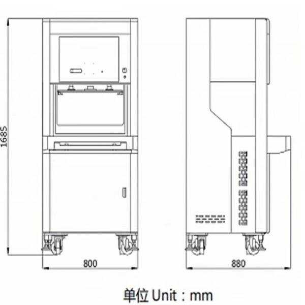 Testeur en ligne de haute précision YSL-816SII pour la production des TIC