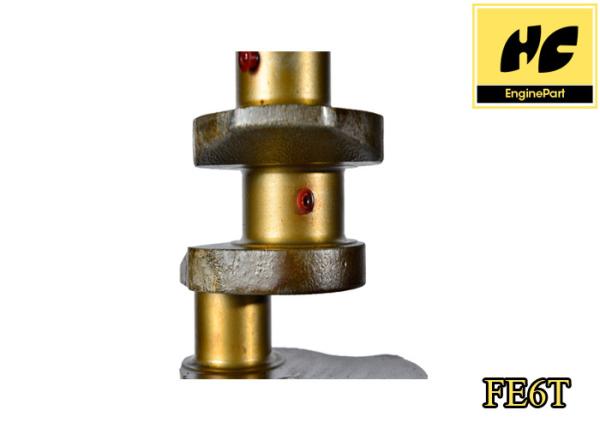 Nissan FE6T Diesel Engine Crankshaft Casting Iron / Forge Steel ISO Certification
