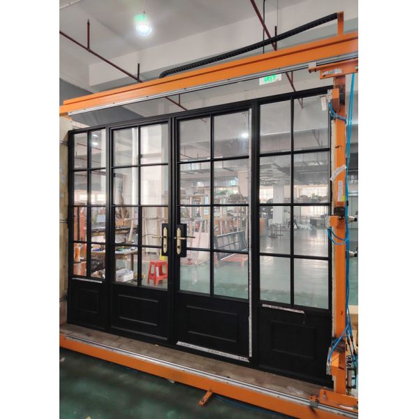 French Style Broken Bridge Aluminum Profile Balcony Door
