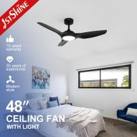 Ventilateur de plafond de 48 pouces 38W avec choix de 6 vitesses et télécommande à faible bruit
