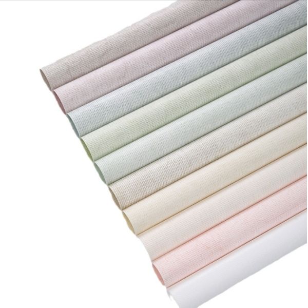 Flower Dress Cream Series waterproof embossed paper, flower packaging paper, Kafen paper, bouquet wrapping paper