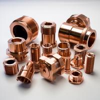 ISO9001 CNC Turning Peças de cobre Produtos mecânicos Metal Serviço de usinagem CNC