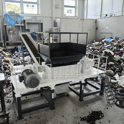 Robust Dual Shaft Shredding Equipment for Industrial Scrap Metal Processing Copper Aluminum Steel With Emergency Brake