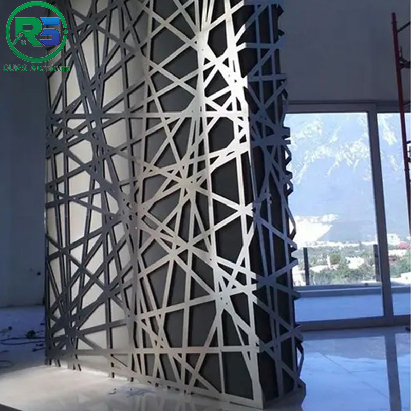 200mm Thickness Aluminum Wall Panels Architectural Metal Ceiling Tiles Suspended