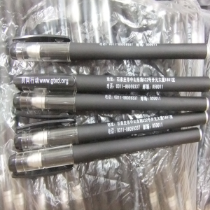 Gel pen,Promotional gel-ink pen with cap,black rubber gel-ink pen,