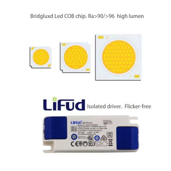 Antiglare Recessed LED Downlights 60w High Watt Lifud Driver IP44 For Homes