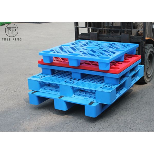 Голубые/белые облегченные пластиковые паллеты для П1111 перехода 1100 * 1100 товаров (н)