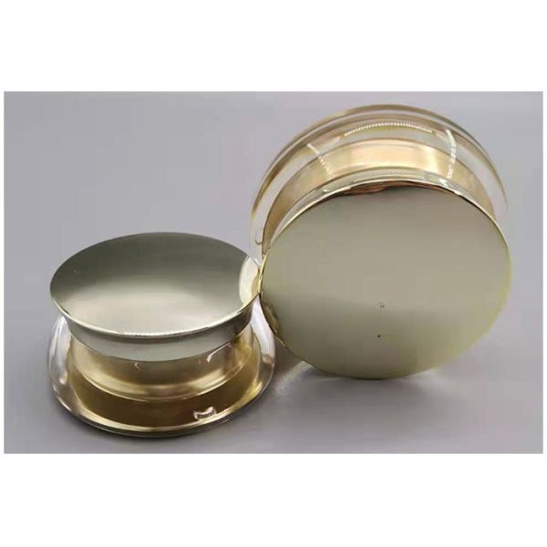 80g Double Wall Cosmetic Jar With Lid Plastic Face Cream Container Packaging
