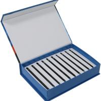 Pierres gemmes de crayon de dureté de Mohs d'ensemble complet examinant 104mm*6mm