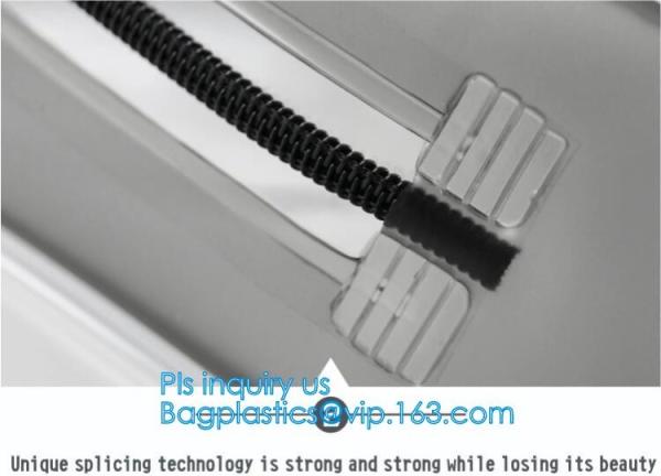 transparent pvc easy take away travel use toothbrush bag, printed zipper PVC Travel Bag For Toothbrush, travel pvc toile