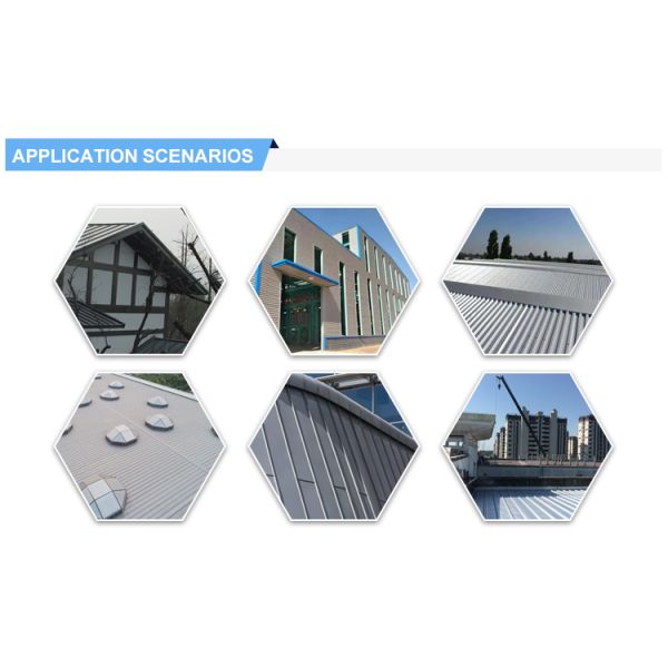 Strict Testing Assurance Galvanized Coloured Roofing Sheet with Regular Spangle and Full Hardness