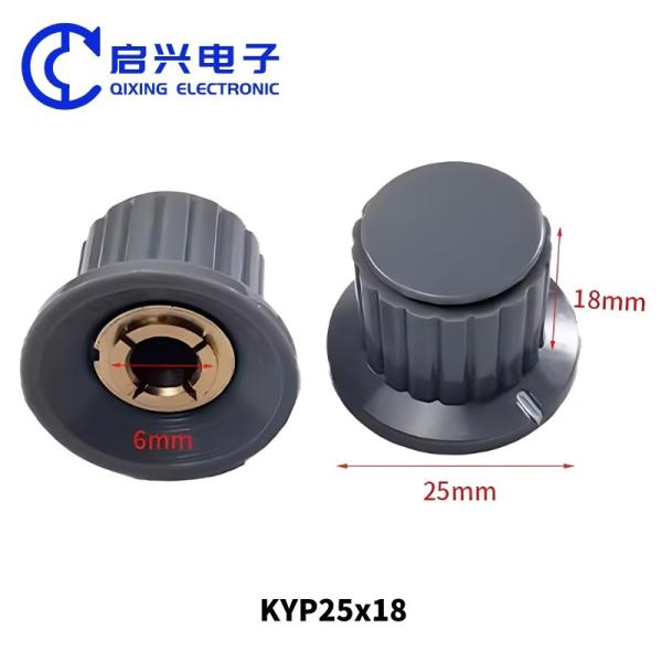 BONENS 4mm 6.35mm 6.4mm Potenciômetro Botão Amplificador Botões KYP25-18-6J KYP16-16 KYP32-20-6