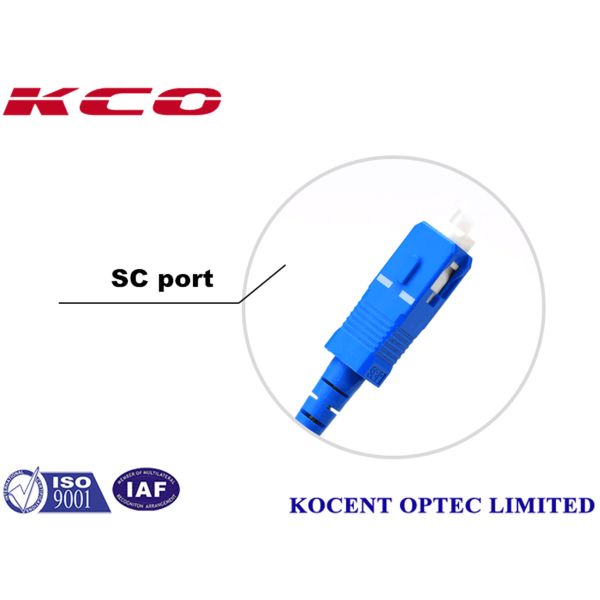 SM Duplex SC/UPC-SC/UPC 2,0 mm câble à fibre optique en PVC LSZH