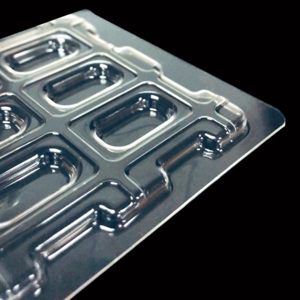 Clear PET Carded Blister Packaging with ESD Treatment Customizable Face Sealed Blister